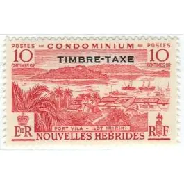 Timbre de collection Nlles Hebrides - Taxe 37 Achat Immédiat