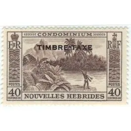 Timbre de collection Nlles Hebrides - Taxe 39 Seulement Aujourd’hui