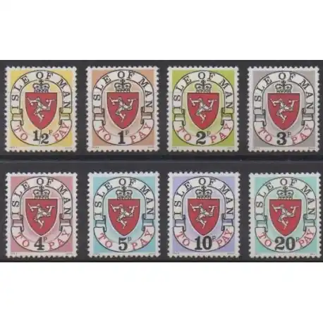 Man (Ile de) - 1973 - No T9/T16 Expédition Rapide