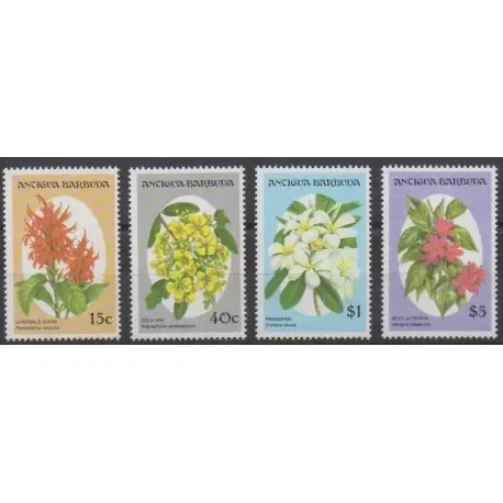 Antigua et Barbuda - 1993 - No 1584/1587 - Fleurs Pas Cher