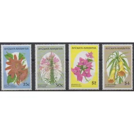 Antigua et Barbuda - 1993 - No 1550/1553 - Fleurs Premium