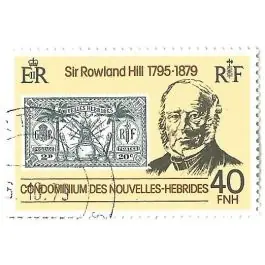 Certifié Timbre de collection Nlles Hebrides - 555