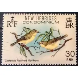 Timbre de collection Nlles Hebrides - 581 Retour Gratuit