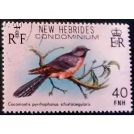 Timbre de collection Nlles Hebrides - 582 Dernière Chance