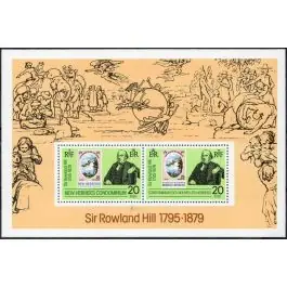 Timbre de collection Nlles Hebrides - Bloc Feuillet 2 Super Prix