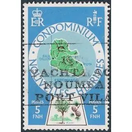 Timbre de collection Nlles Hebrides - 495 Achat Immédiat