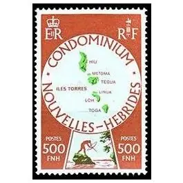 Prix Promo Timbre de collection Nlles Hebrides - 507