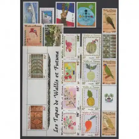 Artisanat Wallis et Futuna - Année complète - 2001 - No 548/564 - BF10