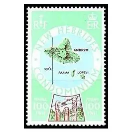 Top Qualité Timbre de collection Nlles Hebrides - 518