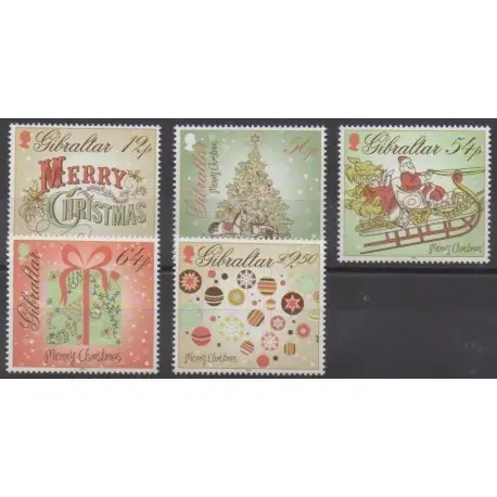 Meilleur Prix Gibraltar - 2013 - No 1574/1578 - Noël