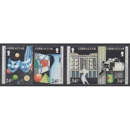 Petit Prix Gibraltar - 1993 - No 663/666 - Art - Europa
