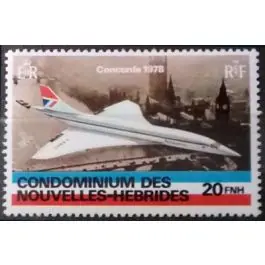 Timbre de collection Nlles Hebrides - 528 Prix Cassé