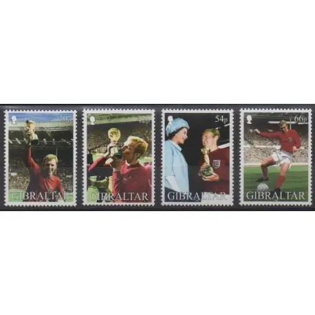 Livraison Gratuite Gibraltar - 2002 - No 1007/1010 - Coupe du monde de football