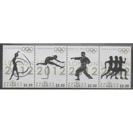Antigua et Barbuda - 2012 - No 4269/4272 - Jeux Olympiques d'été Expédié Aujourd’hui