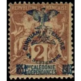 Timbre de collection Nouvelle-Caledonie - 0068 Prix Cassé
