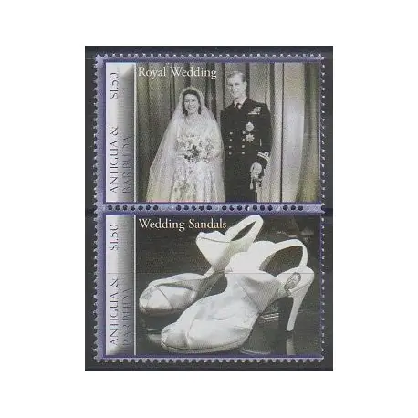 Antigua et Barbuda - 2007 - No 3843/3844 - Royauté - Principauté Solde
