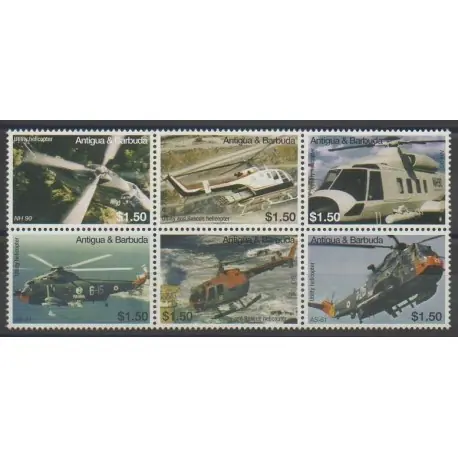 Antigua et Barbuda - 2007 - No 3853/3858 - Hélicoptères Achetez Aujourd’hui