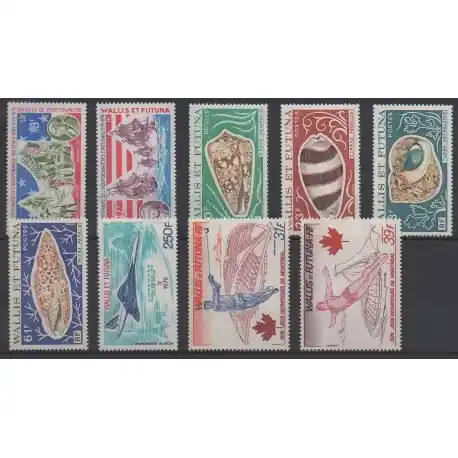 Wallis et Futuna - Année complète - 1976 - No 190/195 - PA71/PA73 Meilleur Prix