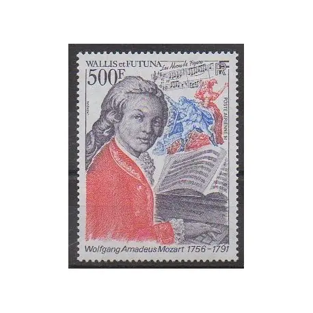 Wallis et Futuna - Poste aérienne - 1991 - No PA172 - Musique Meilleur Choix