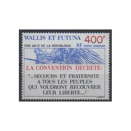 Prix Cassé Wallis et Futuna - Poste aérienne - 1993 - No PA178 - Histoire