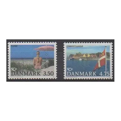 Paiement Sécurisé Danemark - 1991 - No 1007/1008 - Tourisme