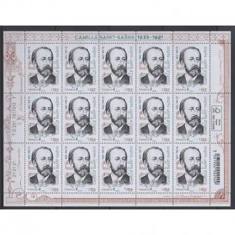 Produit De Marque France - Feuillets de France - 2021 - No F18 - Musique