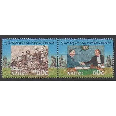 Nouvel Arrivage Nauru - 1995 - No 406/407 - Histoire
