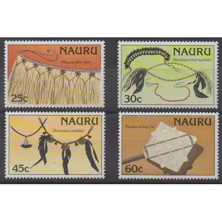 Nauru - 1987 - No 332/335 - Artisanat ou métiers Achetez Aujourd’hui
