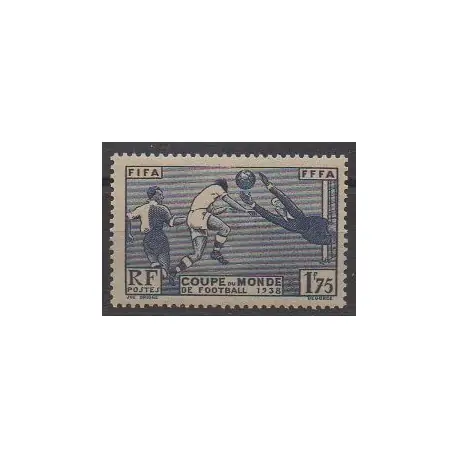 Vente Directe France - Poste - 1938 - No 396 - Coupe du monde de football