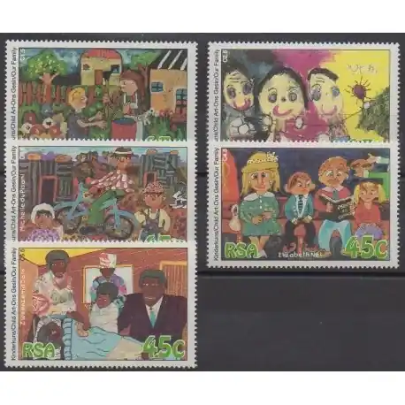 Afrique du Sud - 1994 - No 852/856 - Dessins d'enfants Nouveauté