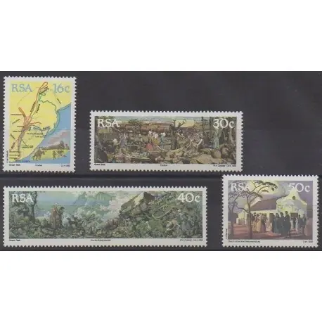 Marque Afrique du Sud - 1988 - No 679/682 - Histoire
