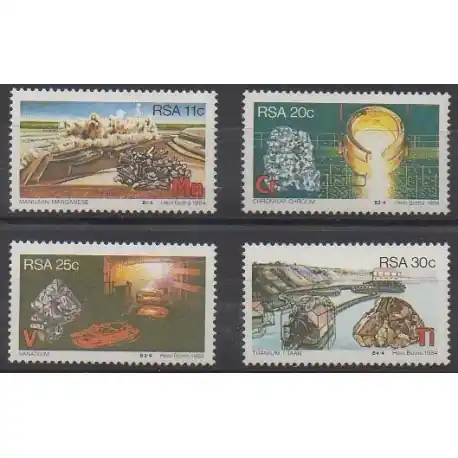 Afrique du Sud - 1984 - No 552/555 - Sciences et Techniques Bon Plan