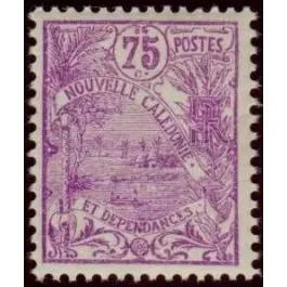 Authentique Timbre de collection Nouvelle-Caledonie - 0124