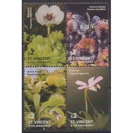 Petit Prix Saint-Vincent - 2005 - No 4851/4854 - Fleurs