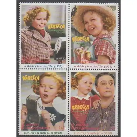 Prix Bas Saint-Vincent - 2000 - No 4093A/4093D - Cinéma