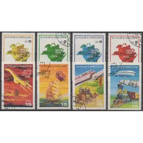 Nouveauté Saint-Thomas et Prince - 1978 - No 498/505 - Transports - Oblitérés