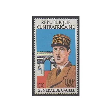 Centrafricaine (République) - 1971 - No 148 - De Gaulle Authentique