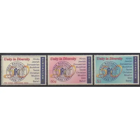 Artisanat Singapour - 1999 - No 902/904 - Religion