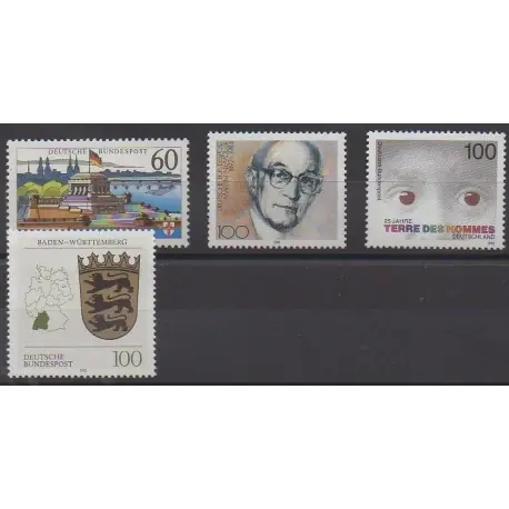Allemagne - 1992 - No 1415/1418 Prix Choc