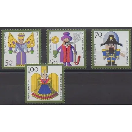 Allemagne occidentale (RFA) - 1990 - No 1316/1317 - Noël Promotion