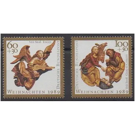 Prix Promo Allemagne occidentale (RFA) - 1989 - No 1274/1275 - Noël