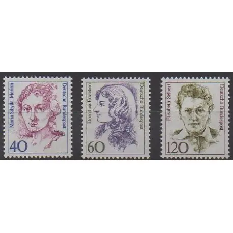 Allemagne occidentale (RFA) - 1987 - No 1163/1165 - Célébrités Achat Immédiat