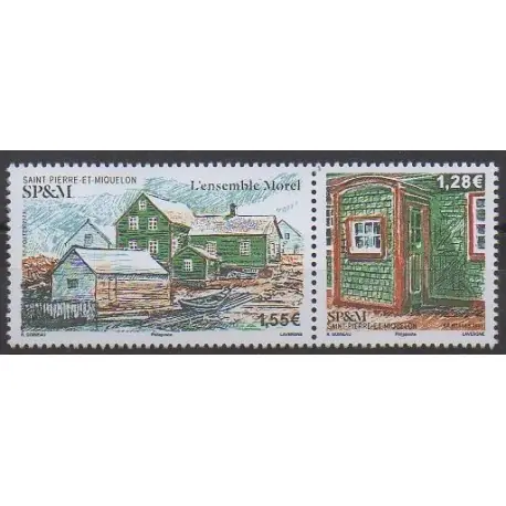 Meilleur Choix Saint-Pierre et Miquelon - 2021 - No 1261/1262 - Architecture