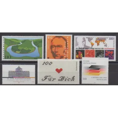 Allemagne - 2000 - No 1966/1971 Bon Marché