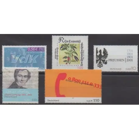 Allemagne - 2001 - No 1992/1996 Original