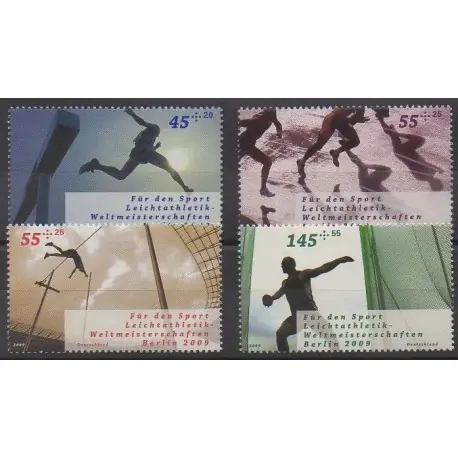 Allemagne - 2009 - No 2552/2555 - Sports divers Prix Promo