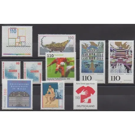 Original Allemagne - 1998 - No 1837/1845 - 1841a
