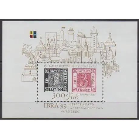 Allemagne - 1999 - No BF45 - Timbres sur timbres Quantité Limitée