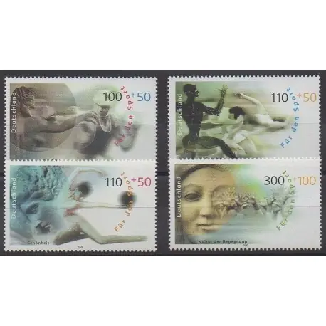 Allemagne - 2000 - No 1926/1929 - Sports divers Haute Qualité