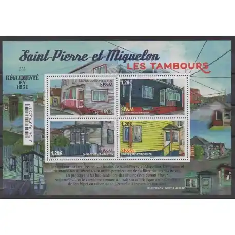 Offre Spéciale Saint-Pierre et Miquelon - Blocs et feuillets - 2021 - No F1263 - Les tambours